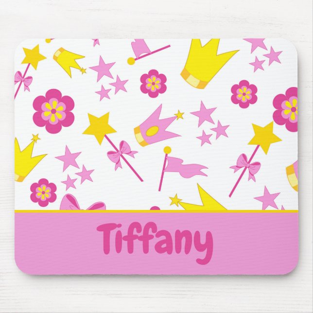 Pretty Princess Theme Mouse Pad (Front)