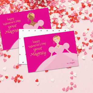 Pretty Princess Valentine's Day Card