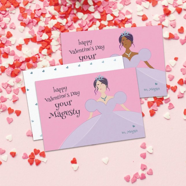 Pretty Princess Valentine's Day Card (Creator Uploaded)