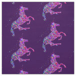 Pretty Prismatic purple unicorn trendy fabric