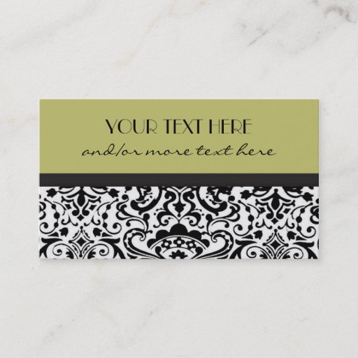 Customizable Pretty &amp; Professional Business Card Template