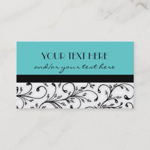 Customizable Pretty &amp; Professional Business Card Template