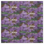 Pretty PROVERBS 31 Purple Floral Fabric