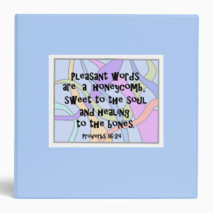 Pretty Proverbs Scripture 2 inch Binder