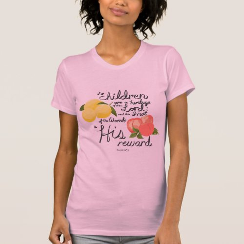 Pretty Psalms 1273 Fruit Womens T T_Shirt