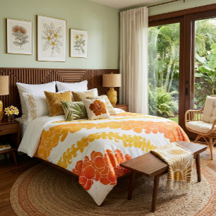 Pretty Puakenikeni lei Duvet Cover