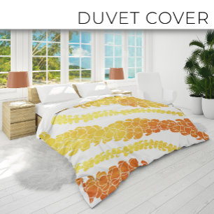 Pretty Puakenikeni lei Duvet Cover