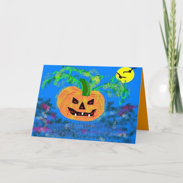 Pretty Pumpkin Card (Front)