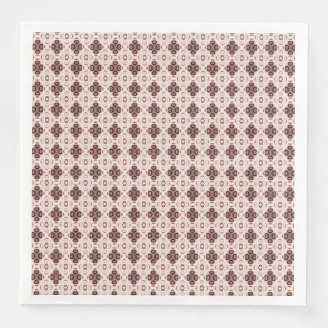 pretty purple and pink pattern poster paper dinner napkins (Front)