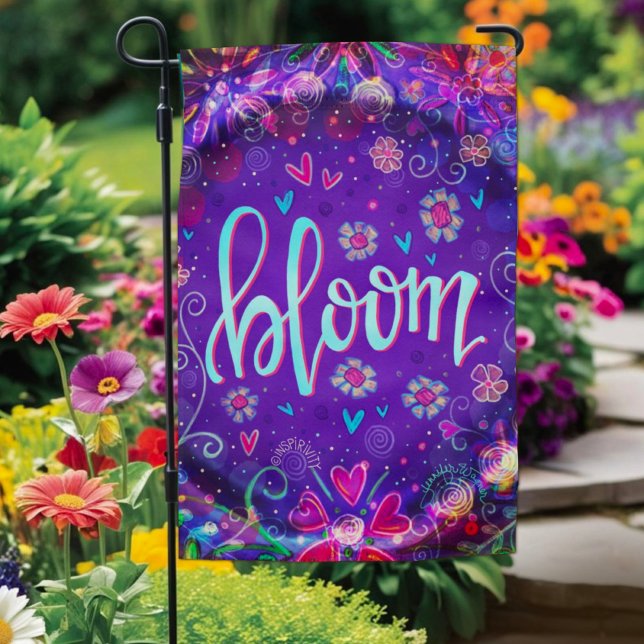 Pretty Purple Bloom Inspirivity Garden Flag (Creator Uploaded)
