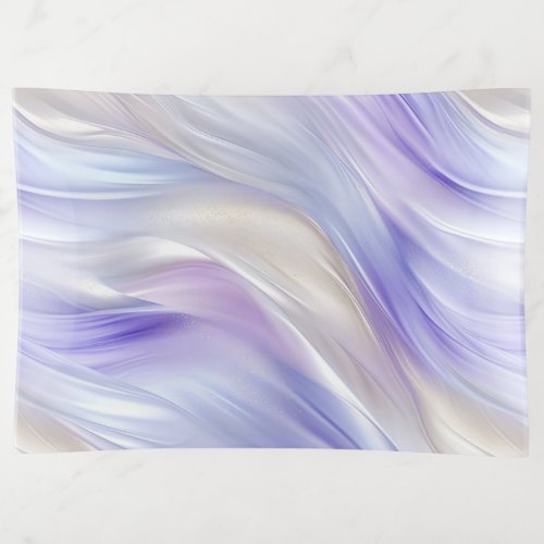 Pretty Purple Blue Pearl White Swirls Trinket Tray