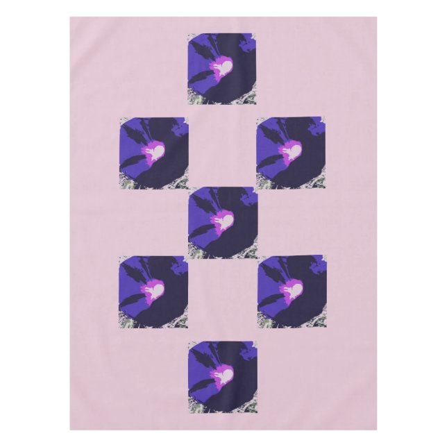 Pretty Purple Custom Tablecloth (Front)