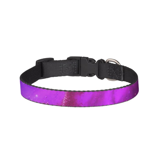 Pretty purple dog collar (Front)
