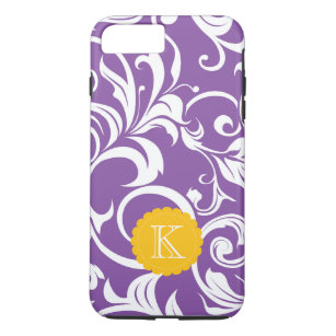 Gold Floral Wallpaper Pattern Iphone 8 Plus 7 Plus Cases Zazzle