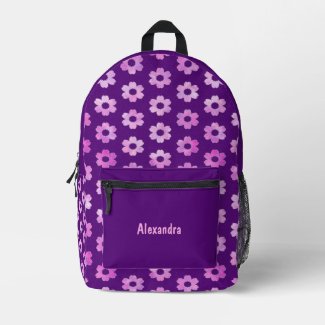 Pretty Purple Flower Pattern