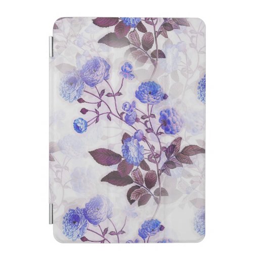 Pretty Purple Flower Print iPad Mini Cover