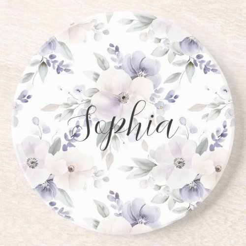 Pretty Purple Flowers   Coaster
