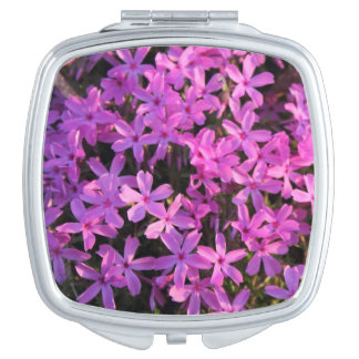Pretty Purple Flowers Compact Mirror