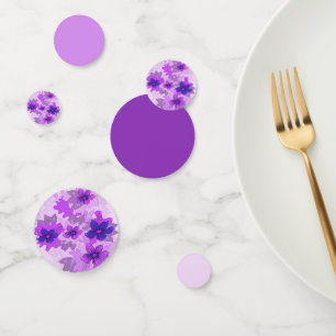 Pretty Purple Flowers  Confetti