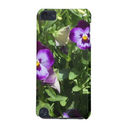 pretty purple flowers iPod touch (5th generation) case