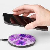 Pretty Purple Flowers Wireless Charger (Hand)