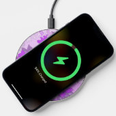 Pretty Purple Flowers Wireless Charger (Phone)