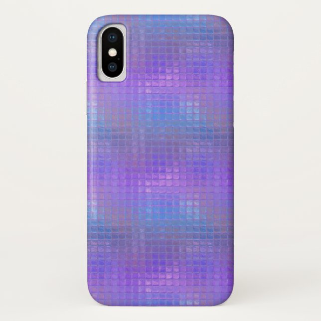Pretty Purple Iridescent Shimmer Glamour Girl Case-Mate iPhone Case (Back)