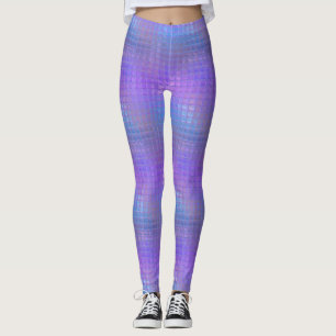 Pretty Purple Iridescent Shimmer Glamour Girl Leggings