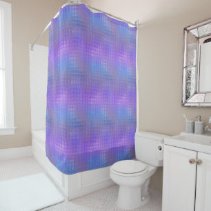 Pretty Purple Iridescent Shimmer Glamour Girl Shower Curtain