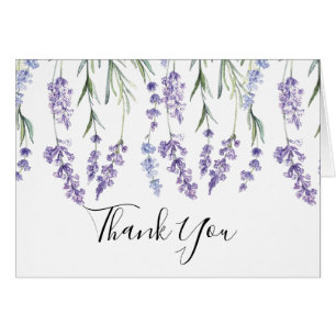 Pretty, Purple Lavender Floral Cards