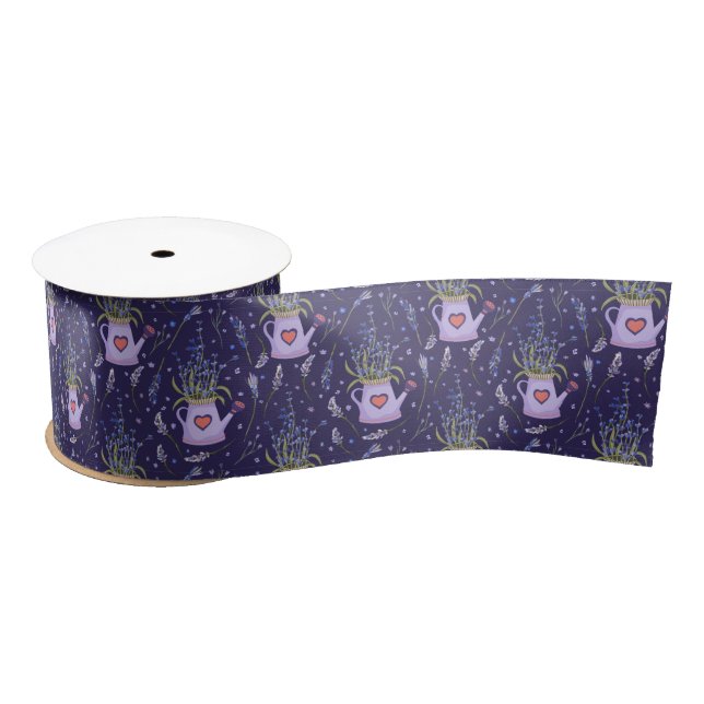 Pretty Purple Lavender Satin Ribbon (Spool)