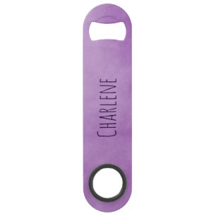 Pretty Purple Parchment Bar Key