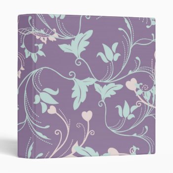 Pretty Purple & Pastels Binder by PawsitiveDesigns at Zazzle