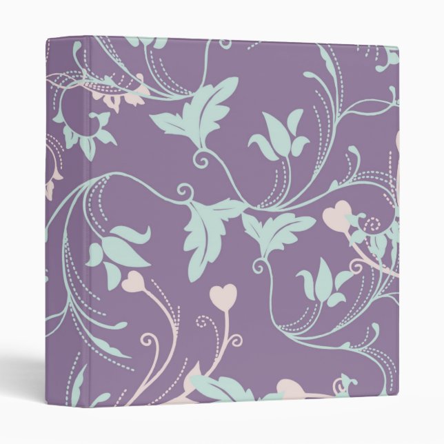 Pretty Purple & Pastels Binder (Front/Spine)