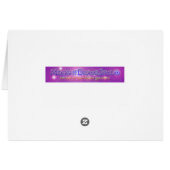 Pretty Purple Peace Sign (Back Horizontal)