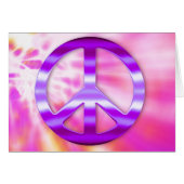 Pretty Purple Peace Sign (Front Horizontal)