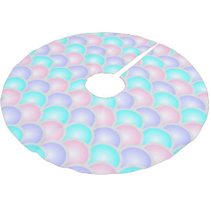 Mermaid Pattern Christmas Tree Skirts Zazzle