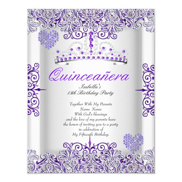 Prayer Quinceañera Invitations | Zazzle