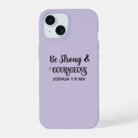Pretty Purple Strong and Courageous Inspirational