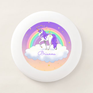 Pretty Purple Sweet Dreams Rainbow Unicorn Wham-O Frisbee