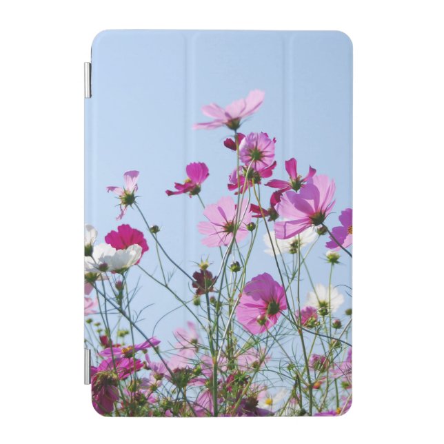 Pretty Purple Wild Flowers Meadow Photo iPad Mini Cover (Front)