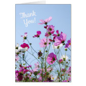 Pretty Purple Wild Flowers Meadow Thank You (Front)