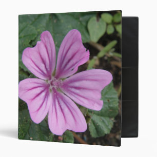 Pretty Purple Wildflower Photograph Album 3 Ring Binder