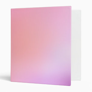 Pretty Purples Pastel Ombre Binder