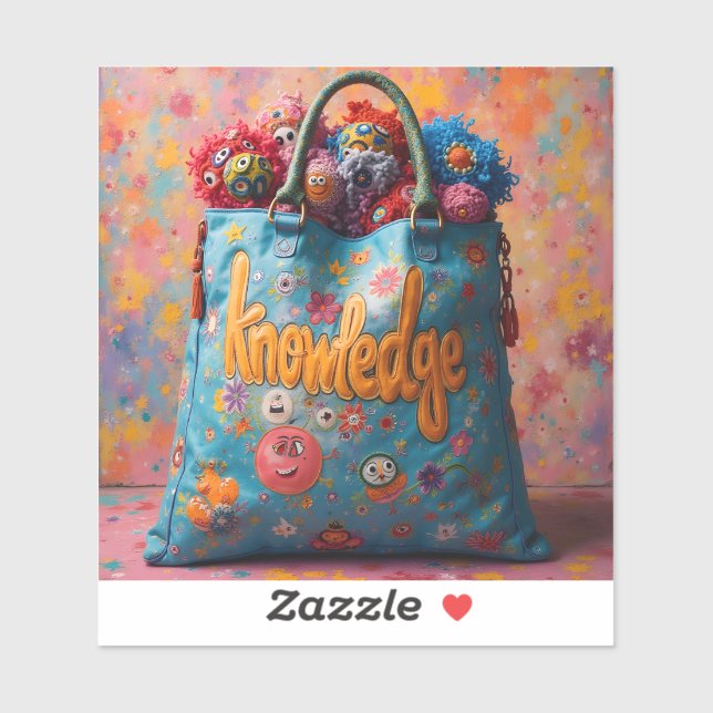Pretty rag bag of knowledgse sticker (Sheet)