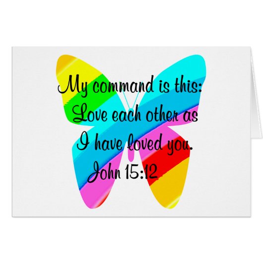 PRETTY RAINBOW BUTTERFLY CARDS (Front Horizontal)