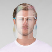 Pretty Rainbow Ombre Face Shield (Insitu)