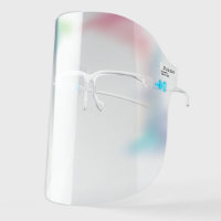 Pretty Rainbow Ombre Face Shield