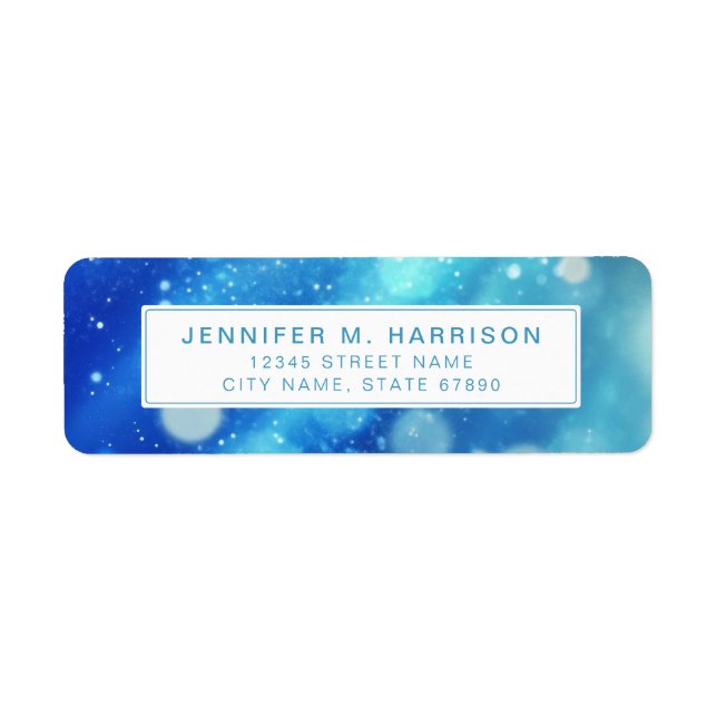 Pretty Rainbow Return Address Labels (Front)