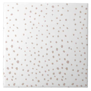 Pretty random Polka dot pattern Ceramic Tile